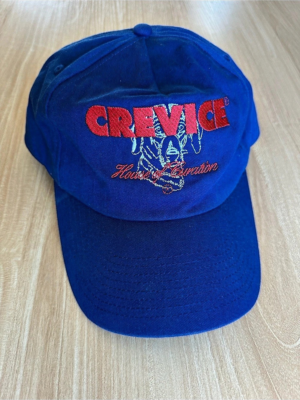 Crevice Company House of Creation Embroidered Blue Baseball Cap